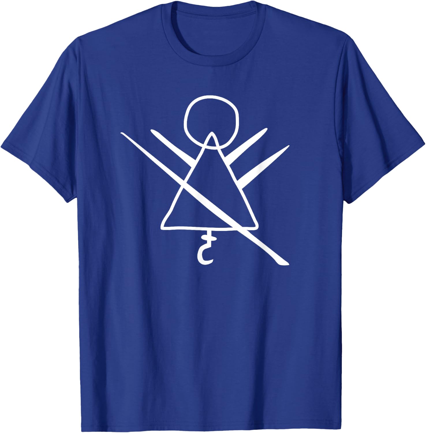 Yellowjackets Secret Ritual Center Rune White Icon T-Shirt - T-Shirt | Royal