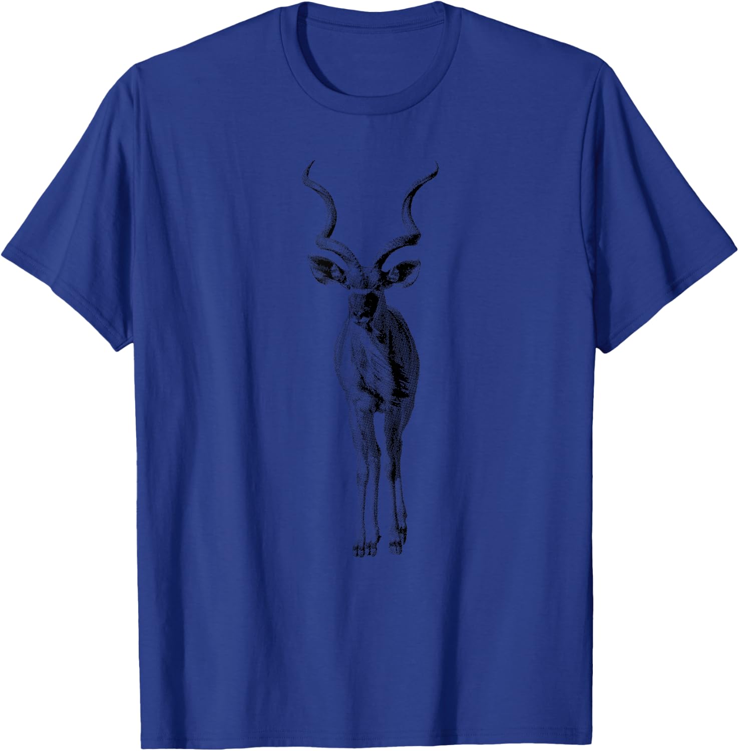 Greater Kudu Antelope Full-figure African Wildlife T-Shirt - T-Shirt | Royal