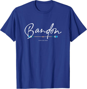 Bandon Oregon Oars Graphic T-Shirt - T-Shirt | Royal