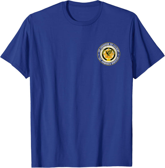 1st Squadron 1st Cavalry 1st Armored Division Veterans Day T-Shirt - T-Shirt | Royal