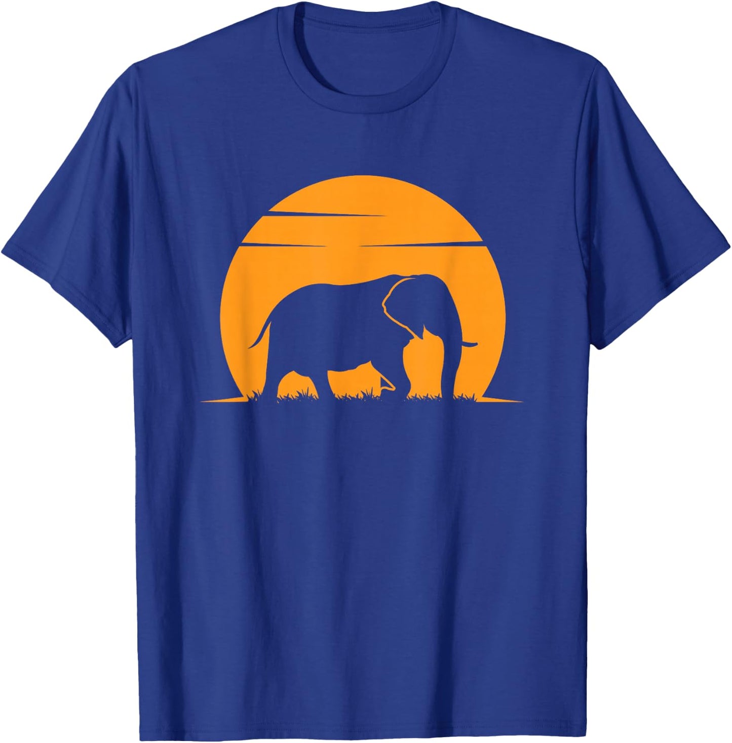 Joli Cadeau éléphant Coucher de Soleil pour Les Amoureux des éléphants, Femmes, Hommes, Enfants T-Shirt - T-Shirt | Royal