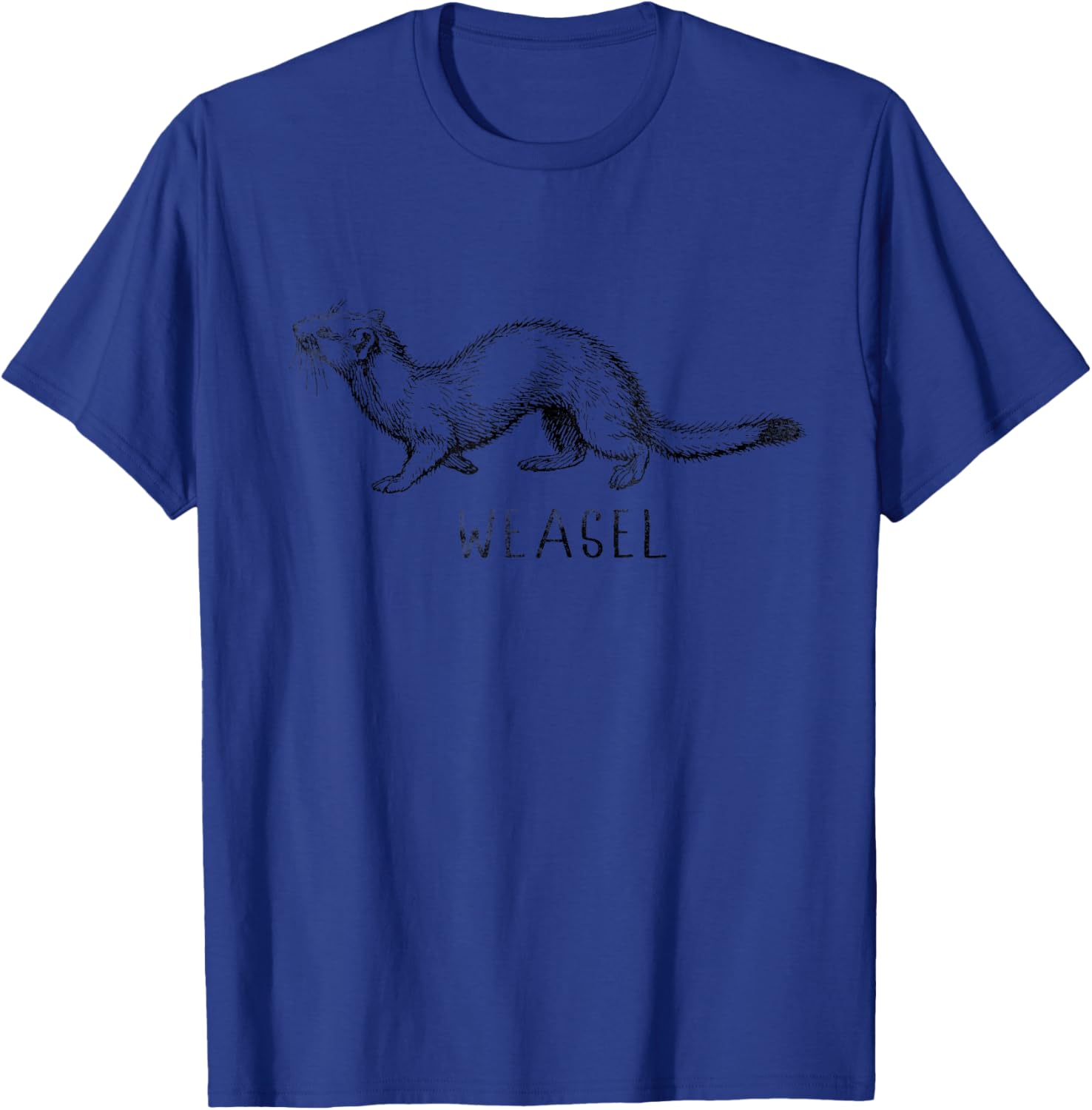 Weasel T Shirt Stoat Funny Wildlife Animal Gifts T-Shirt - T-Shirt | Royal