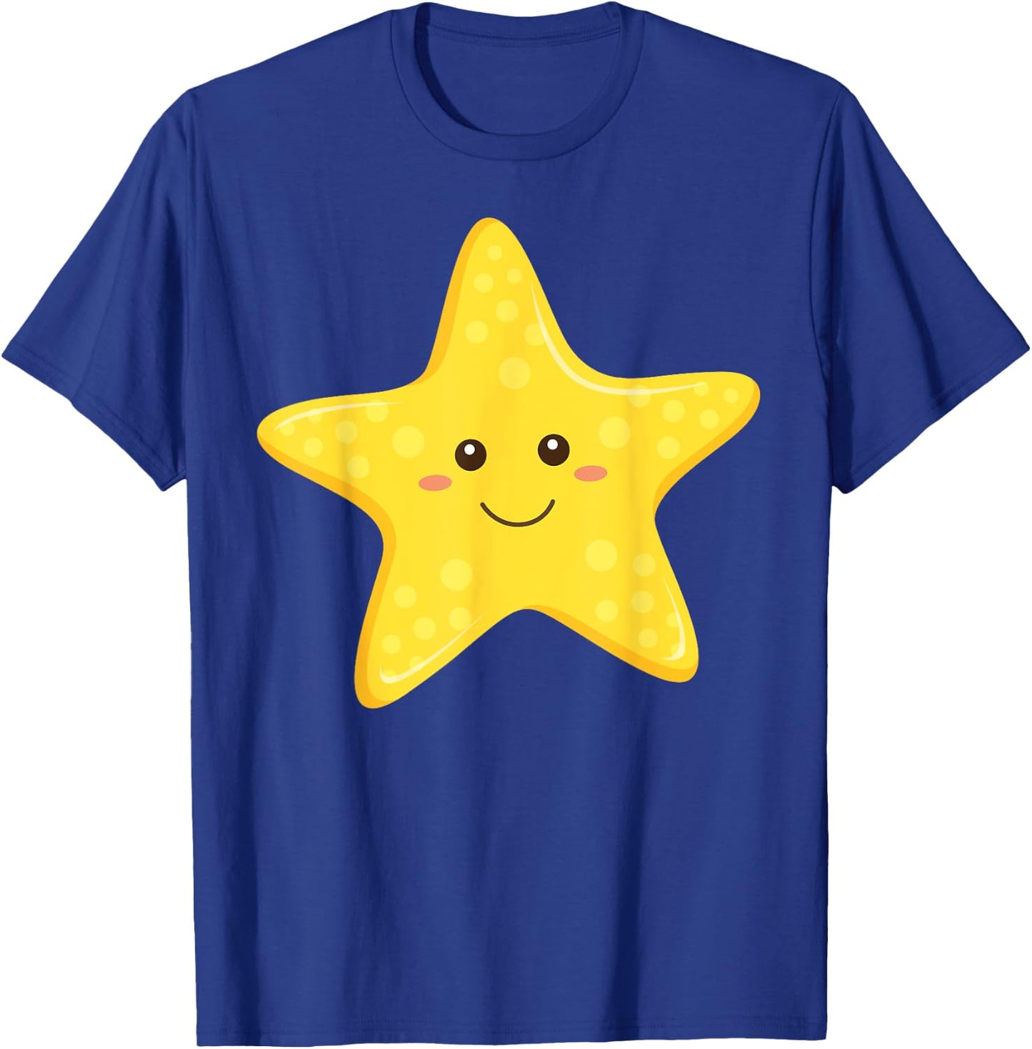 Funny Starfish Happy Star for Children Toddlers T-Shirt - T-Shirt | Royal