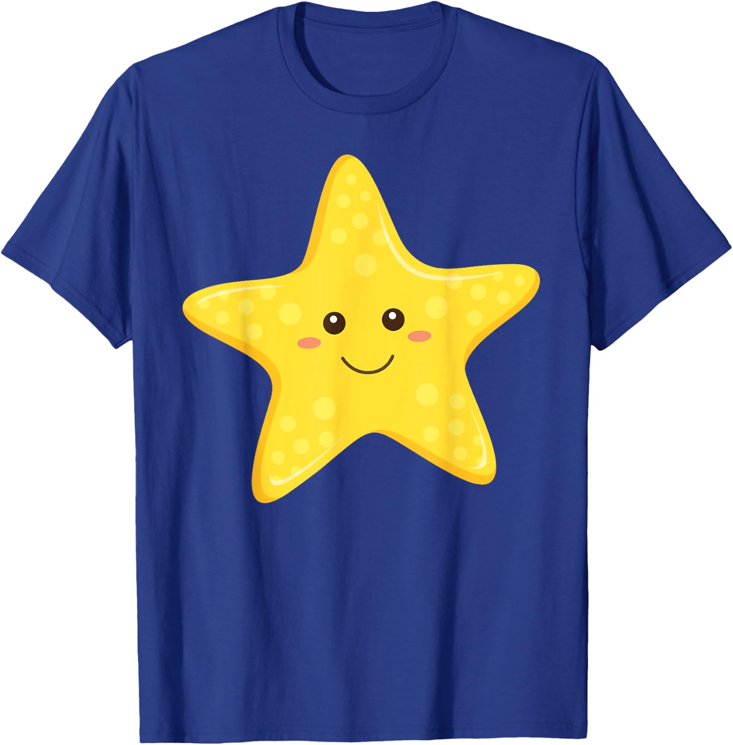 Funny Starfish Happy Star for Children Toddlers T-Shirt - T-Shirt | Royal