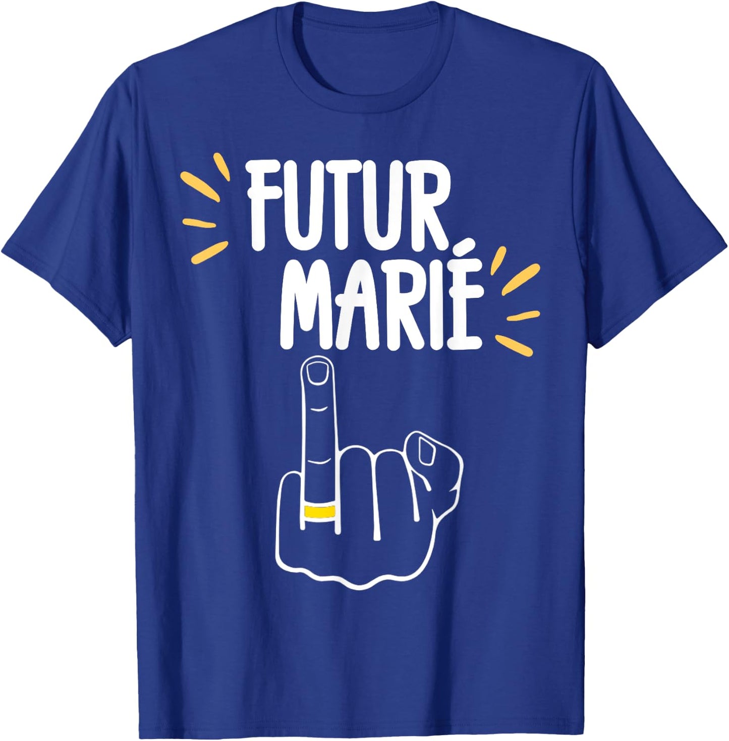 Futur Marié Enterrement Vie De Garçon EVG Humour , Black, S T-Shirt - T-Shirt | Royal