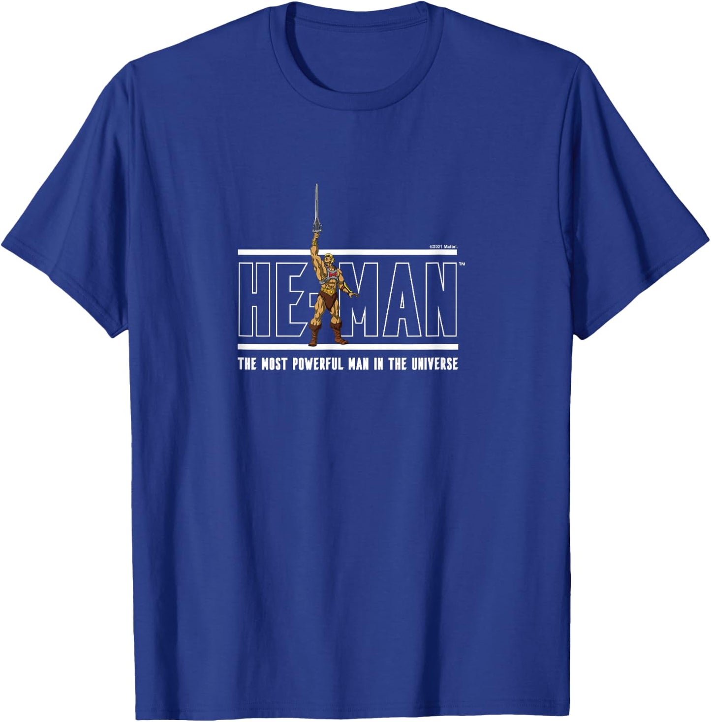 Heman The Mightiest Man of the Universe , black T-Shirt - T-Shirt | Royal