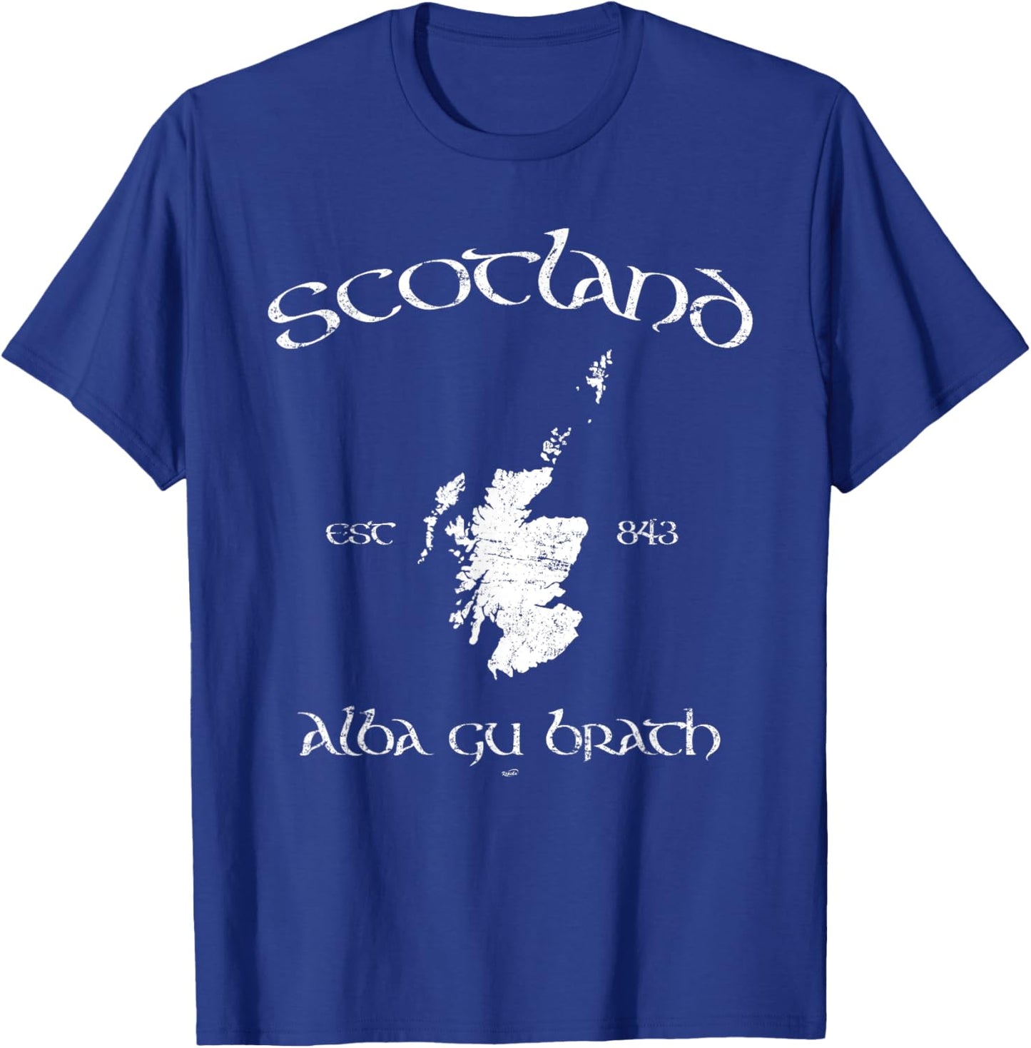 Scotland map - scottish national pride vintage T-Shirt - T-Shirt | Royal