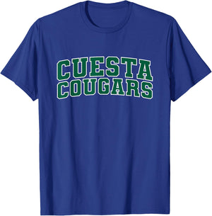 Cuesta College Apparel Sports Fan T-Shirt - T-Shirt | Royal