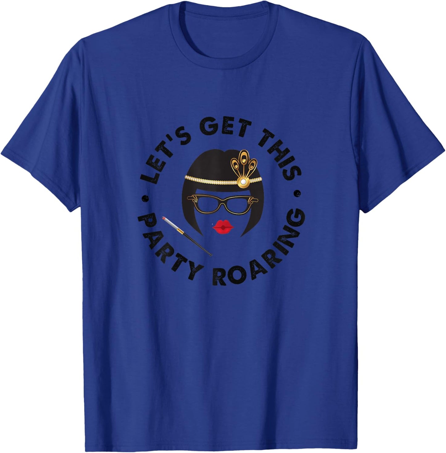 Roaring Twenties Hats Costume 2020s Art Deco Party T-Shirt - T-Shirt | Royal