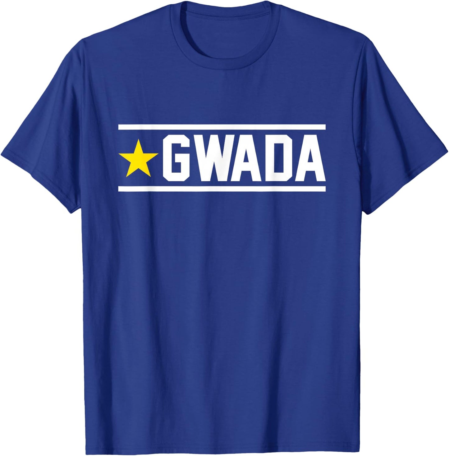 Guadeloupe Flag of Guadeloupe Guadeloupe 971 Gwada T-Shirt - T-Shirt | Royal