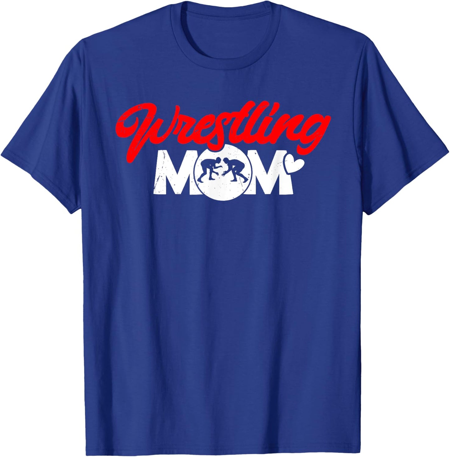 Wrestling Mom Wrestler Mama T-Shirt - T-Shirt | Royal