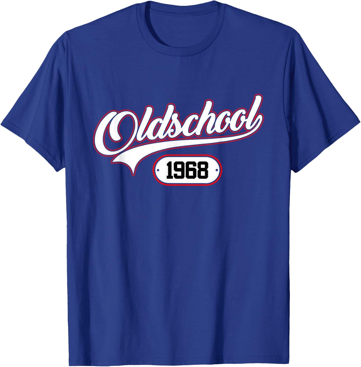 Oldschool 1968 Jahrgang Geburtsjahr Geburtstag Birthday T-Shirt - T-Shirt | Royal