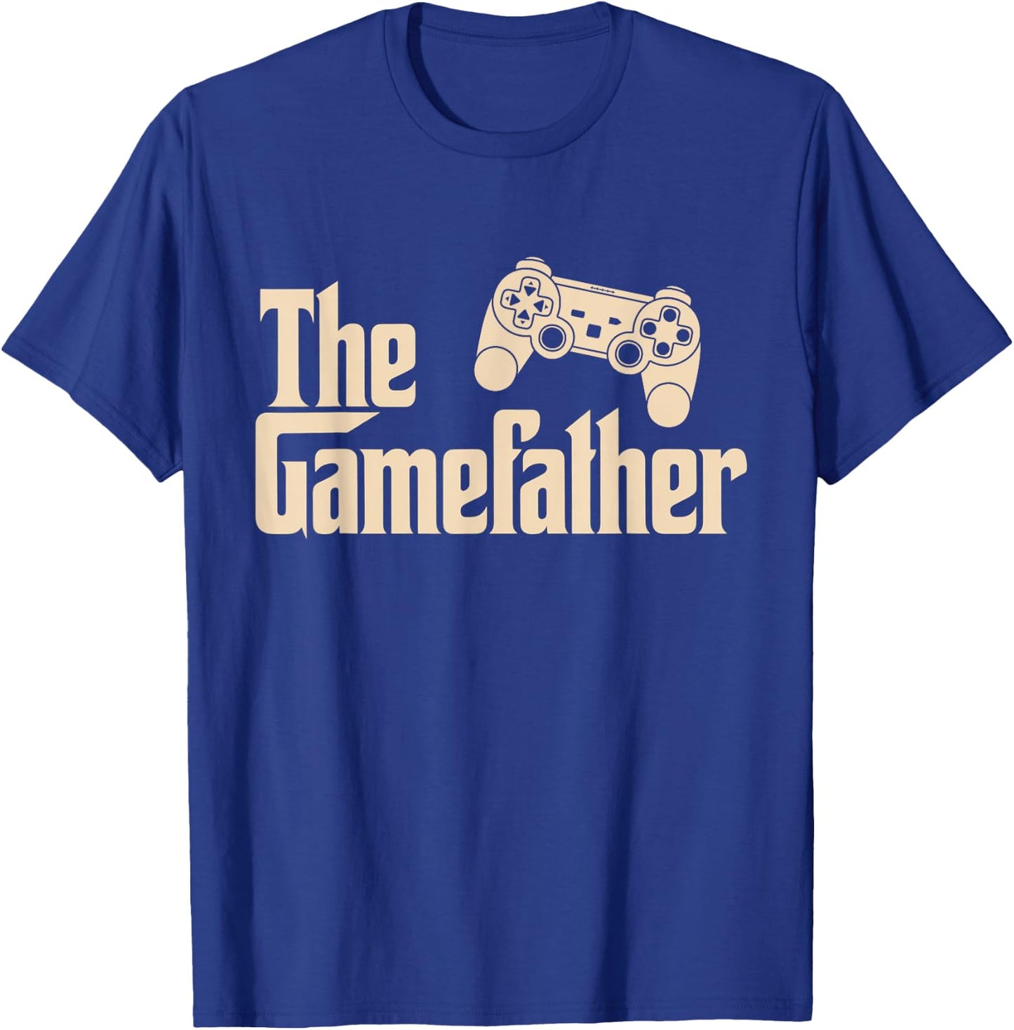 Fathers Day The Gamefather Funny Gamer Dad Gaming Lovers T-Shirt - T-Shirt | Royal