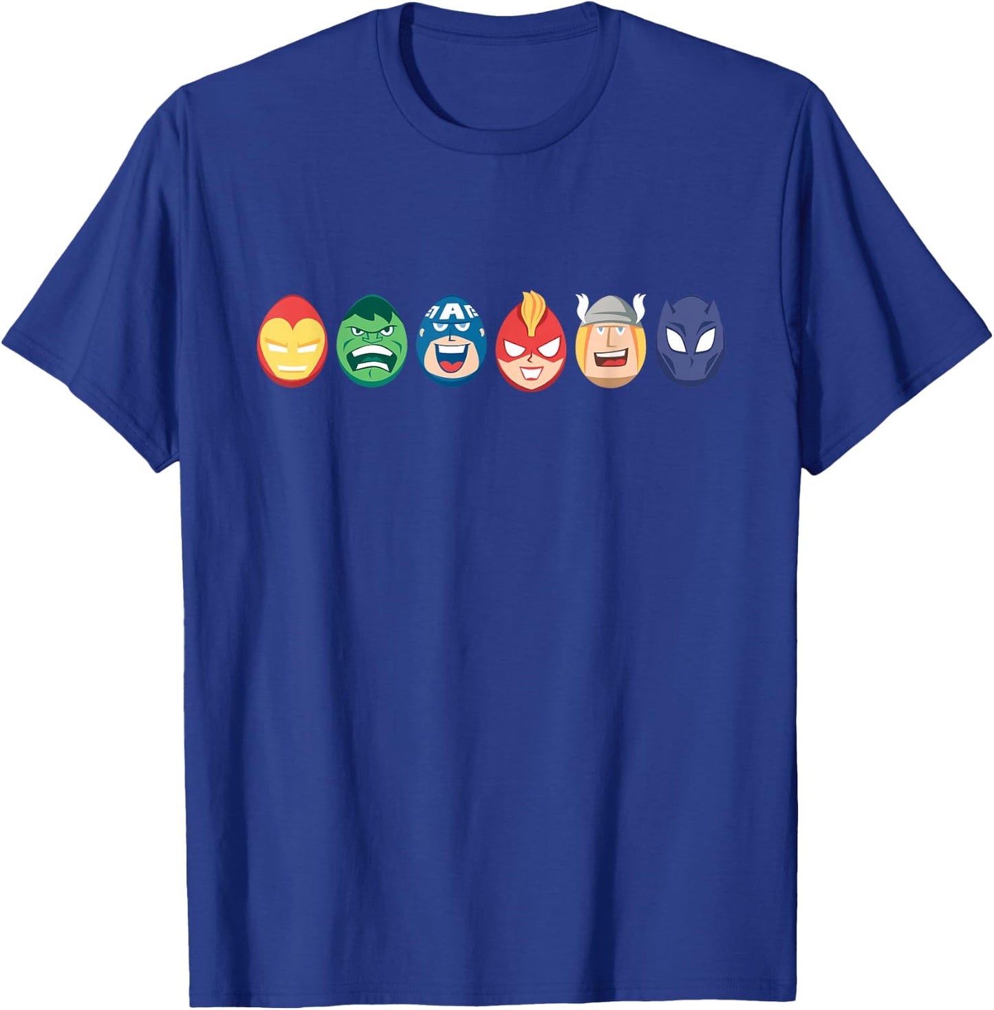 Marvel Avengers Super Heroes Toony Easter Eggs T-Shirt - T-Shirt | Royal