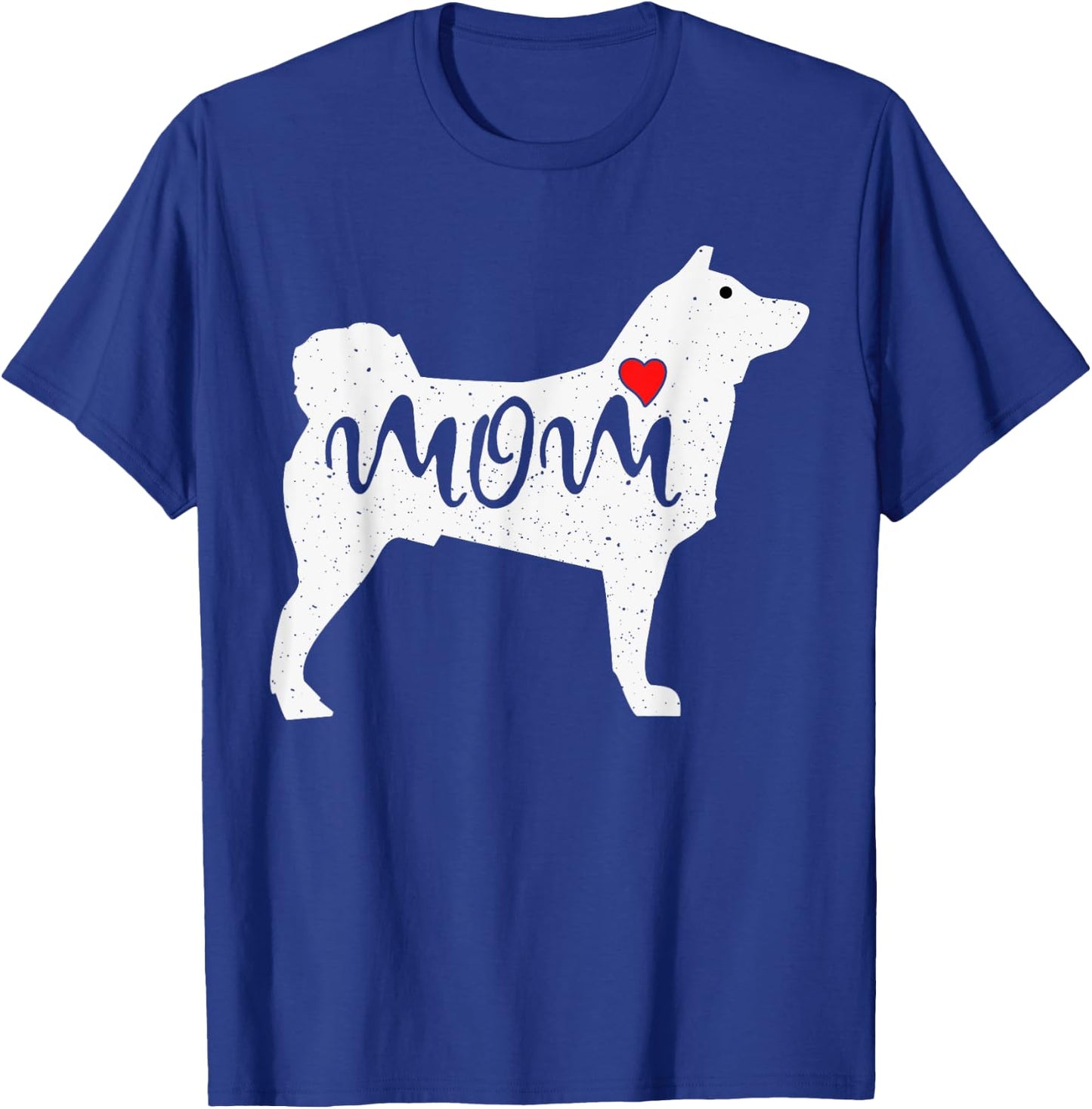 Akita Inu Dog Mom Mothers Day Heart Puppy Lover T-Shirt - T-Shirt | Royal
