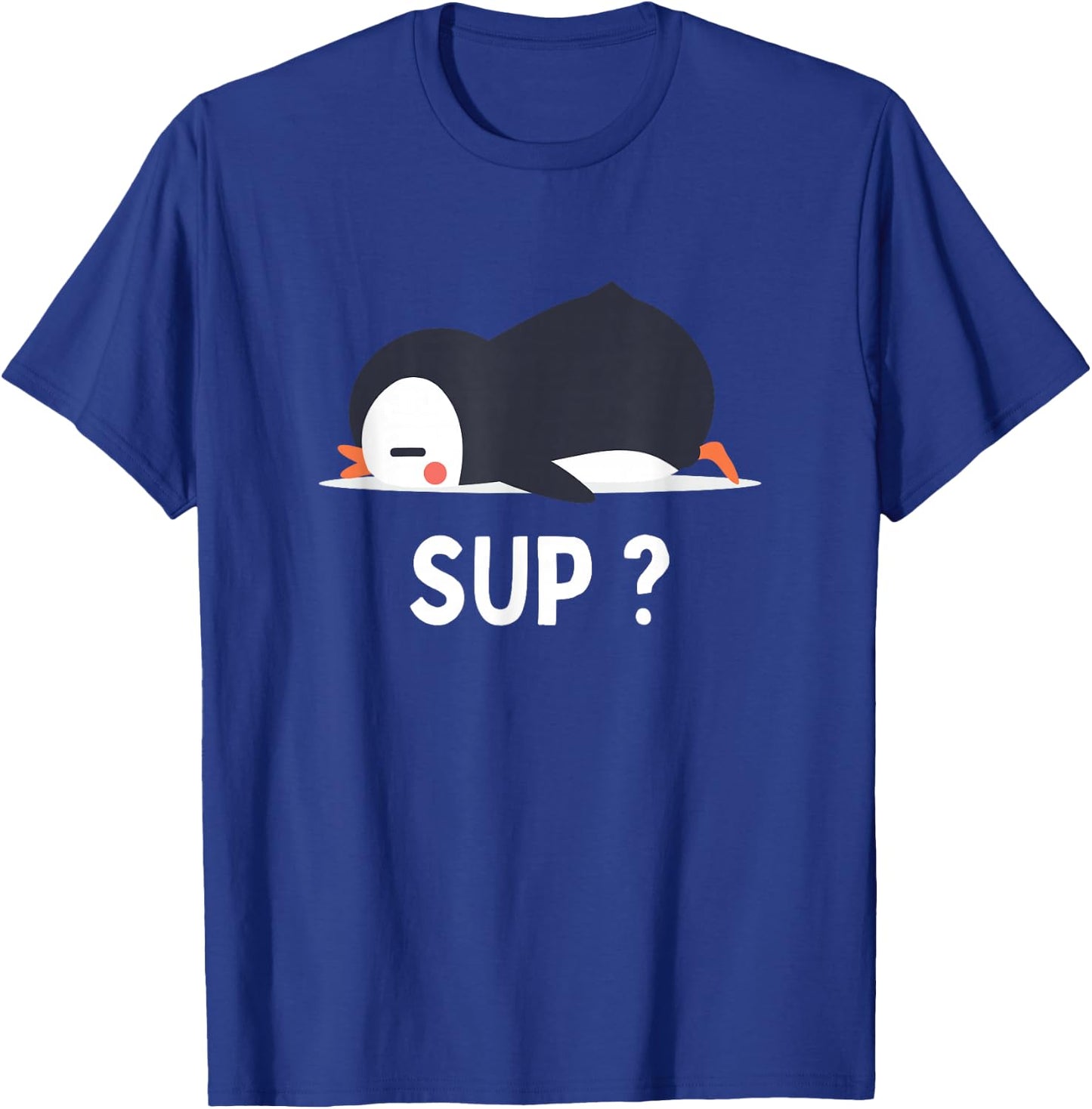 Cute Sleeping Penguin T-Shirt - T-Shirt | Royal