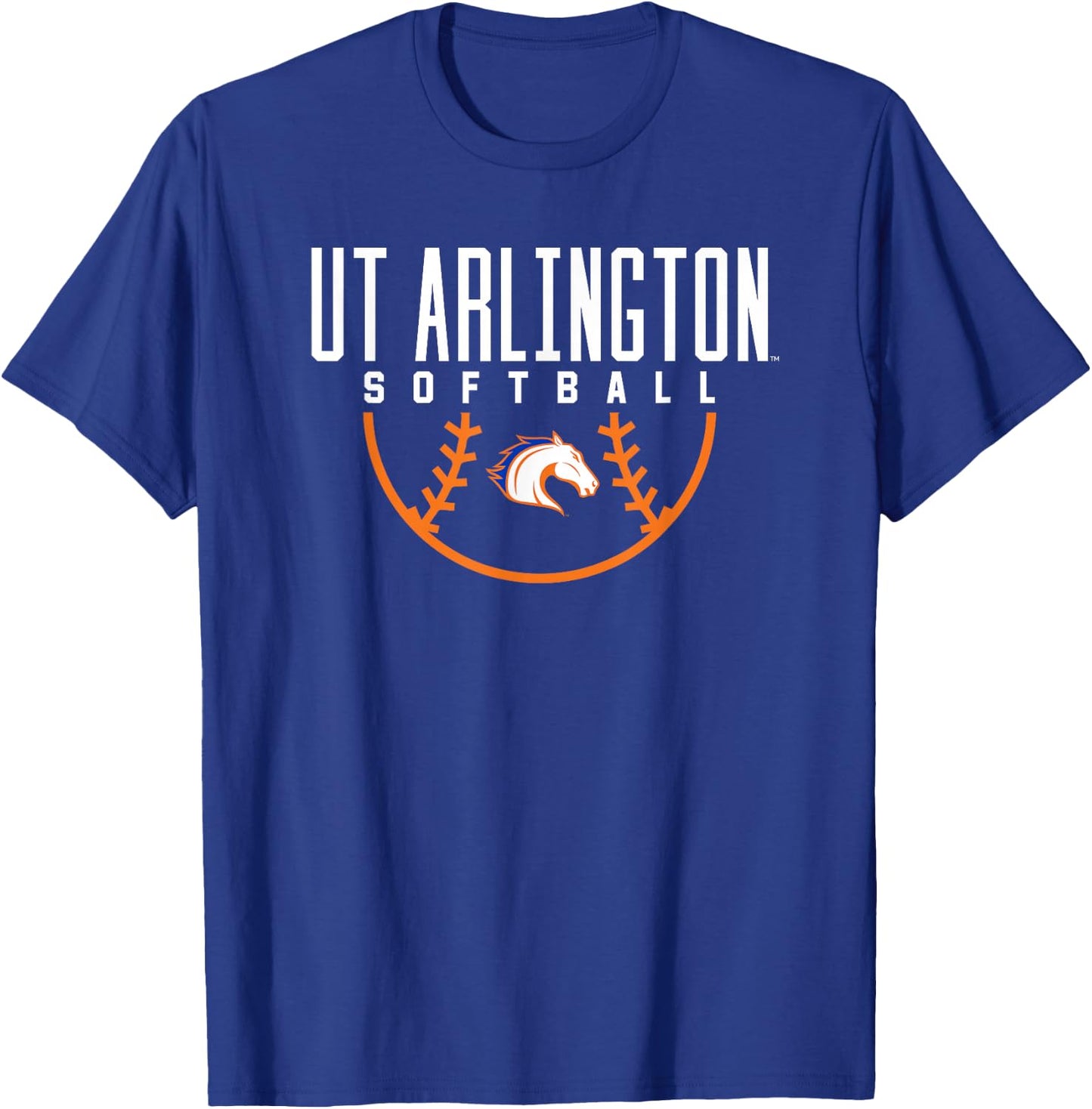 University of Texas at Arlington UTA Mavericks Softball T-Shirt - T-Shirt | Royal