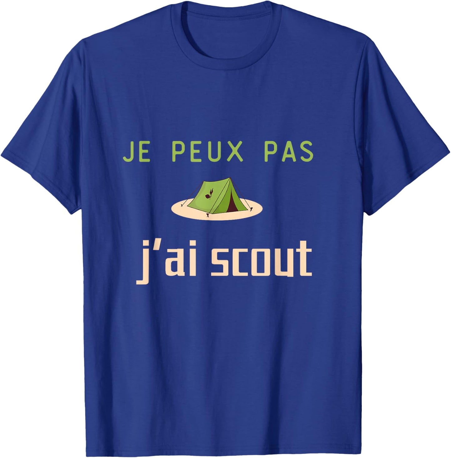 je peux pas j'ai scout , Black, S T-Shirt - T-Shirt | Royal
