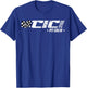 Cici Pit Crew Race Car Birthday Family Racing T-Shirt - T-Shirt | Royal