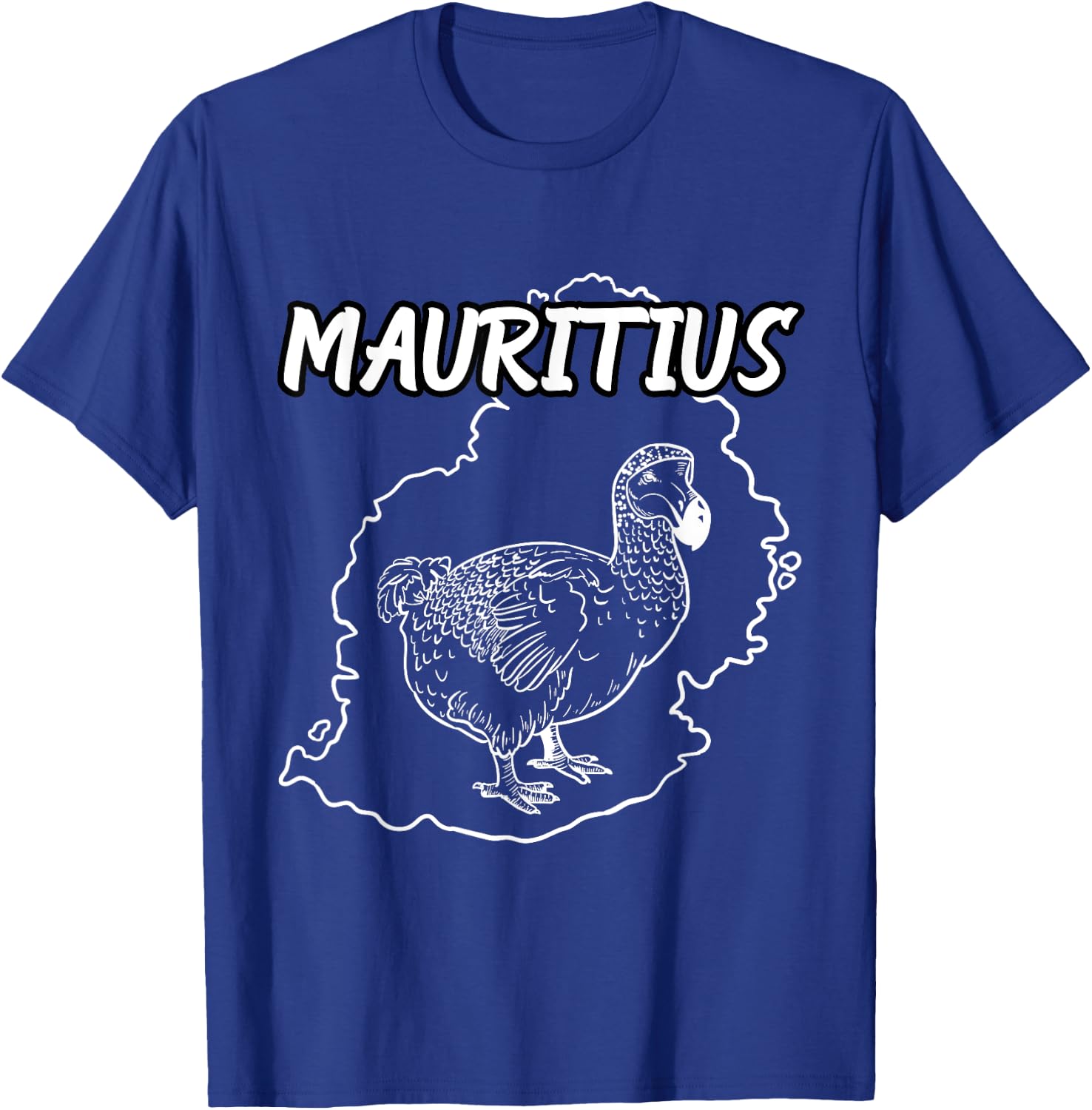 Cool Mauritius Country Map Dodo Bird National Animal T Shirt T-Shirt - T-Shirt | Royal