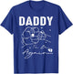 Daddy To Be Again New Dad Soon 2nd Father Second Time Dad T-Shirt - T-Shirt | Royal