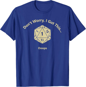 Funny Clumsy Failure 1 Shirt T-Shirt - T-Shirt | Royal