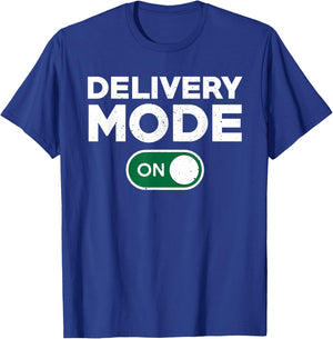 Funny Delivery Driver Costume Delivery Mode Courier T-Shirt - T-Shirt | Royal