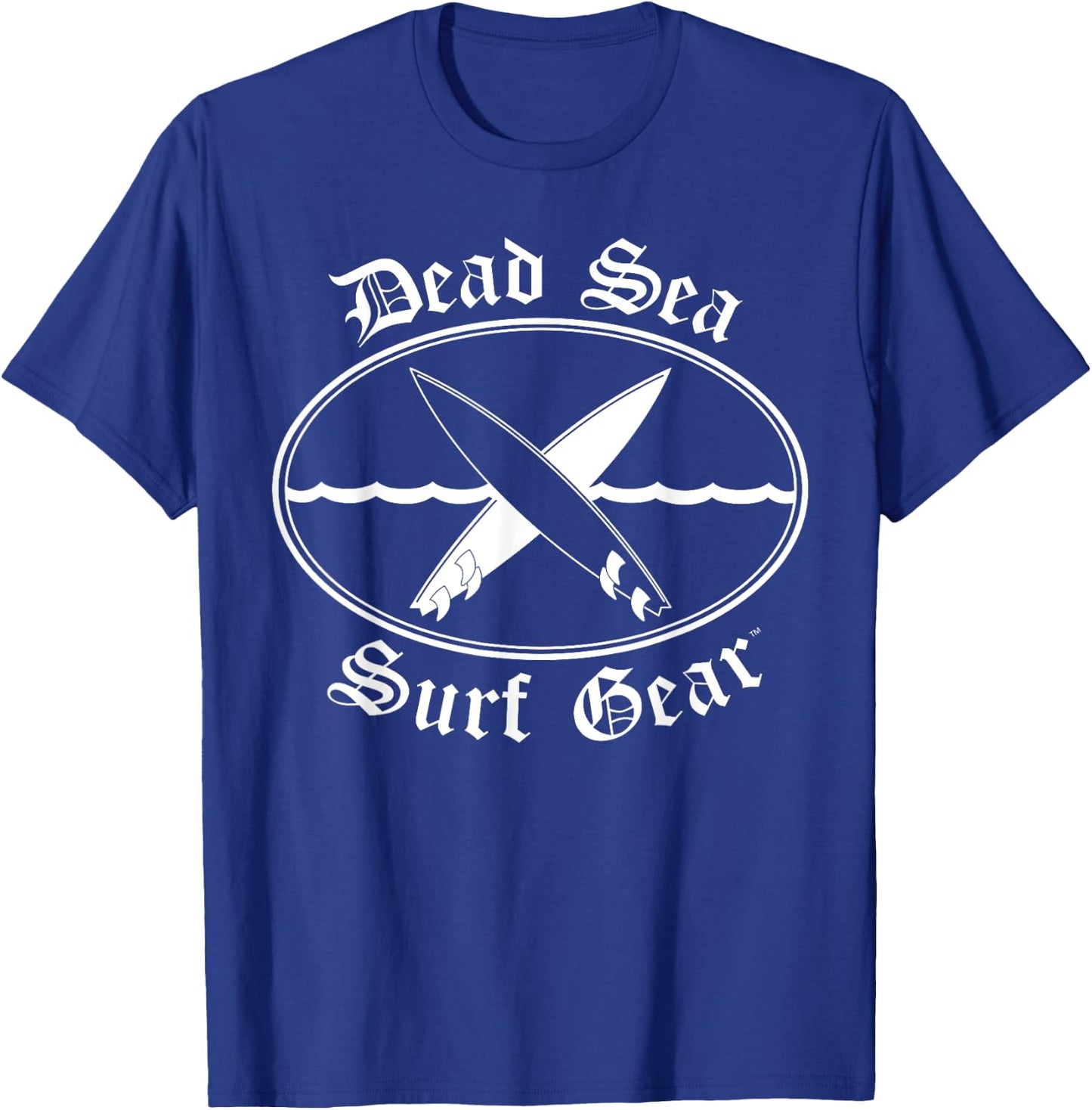 Dead Sea Surf Gear -- Christian Surfing T-Shirt - T-Shirt | Royal