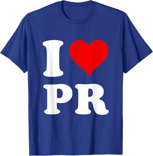 I Love PR T-Shirt - T-Shirt | Royal