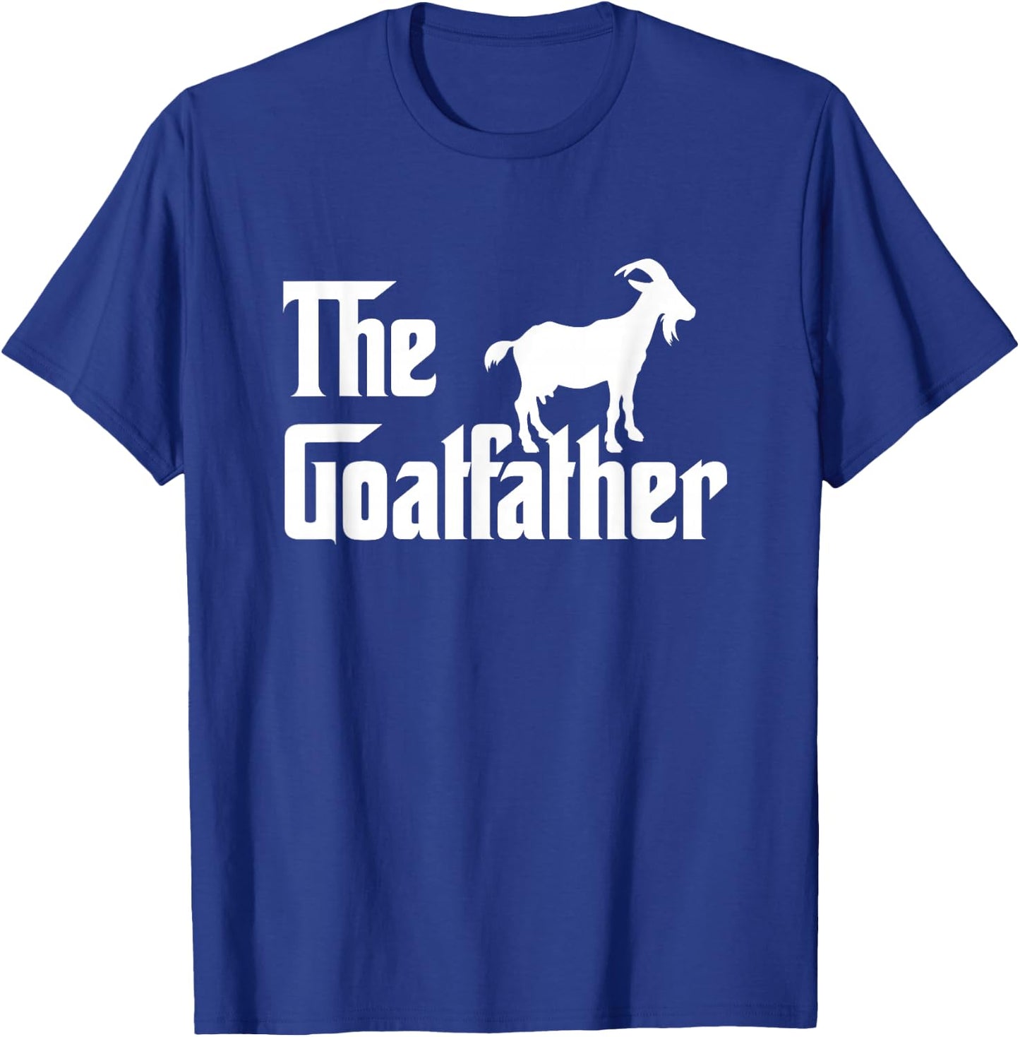 The Goatfather Funny Goat Father Lover Gift T-Shirt - T-Shirt | Royal