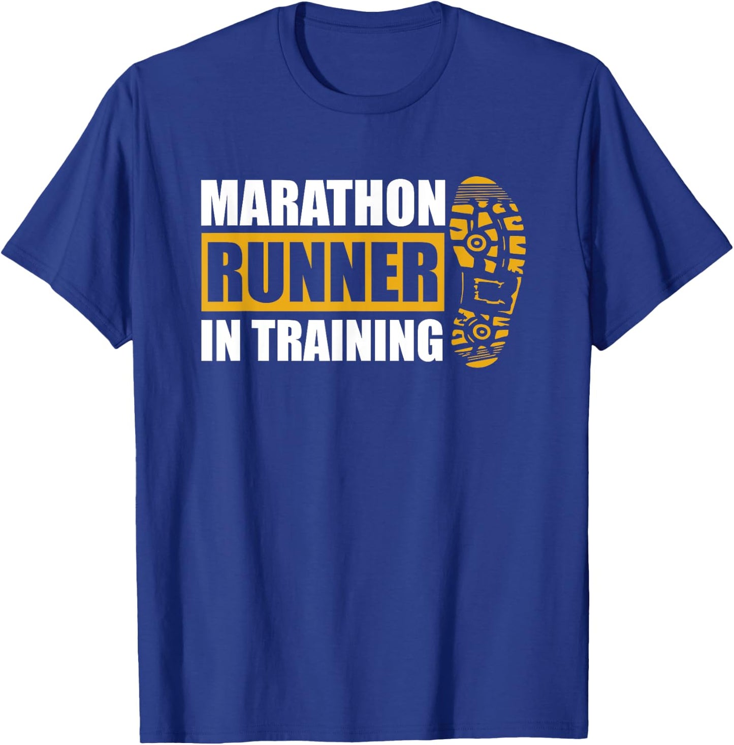 Marathon Runner in training Quote for a Marathon Runner T-Shirt - T-Shirt | Royal