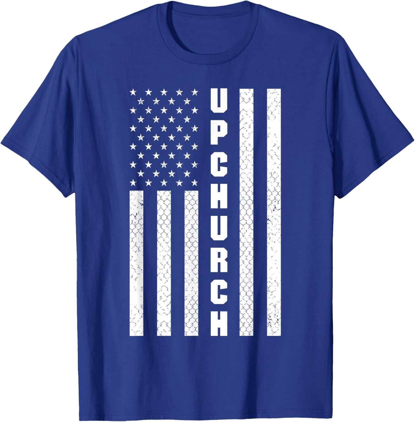 Proud Upchurch Family Matching Proud Family American Flag T-Shirt - T-Shirt | Royal