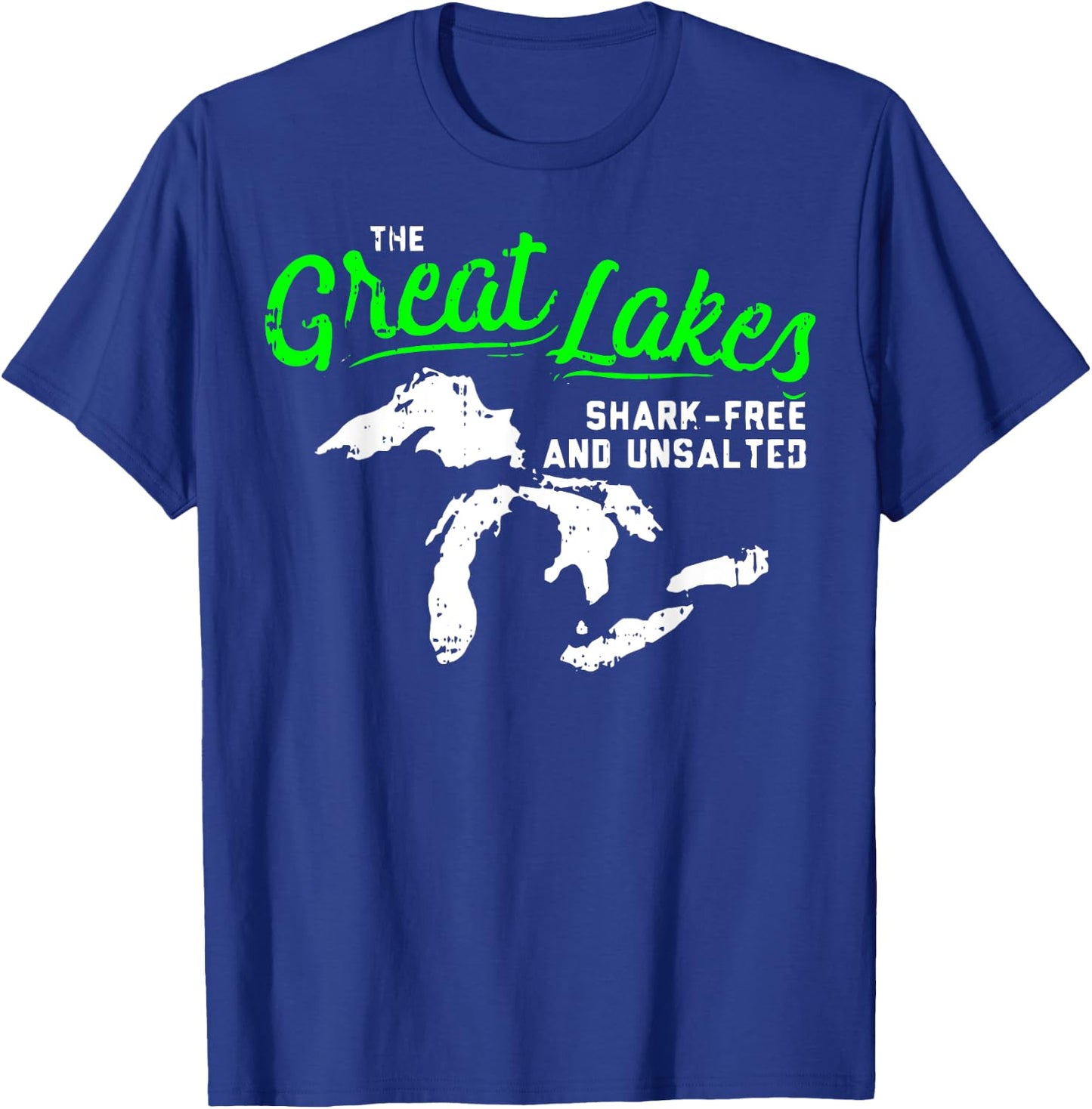 The Great Lakes Shark Free Unsalted T-Shirt - T-Shirt | Royal