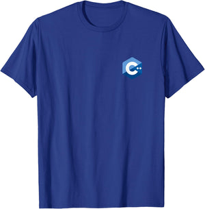 C++ Logo Design for C Plus Plus Programmers Developers Gift T-Shirt - T-Shirt | Royal