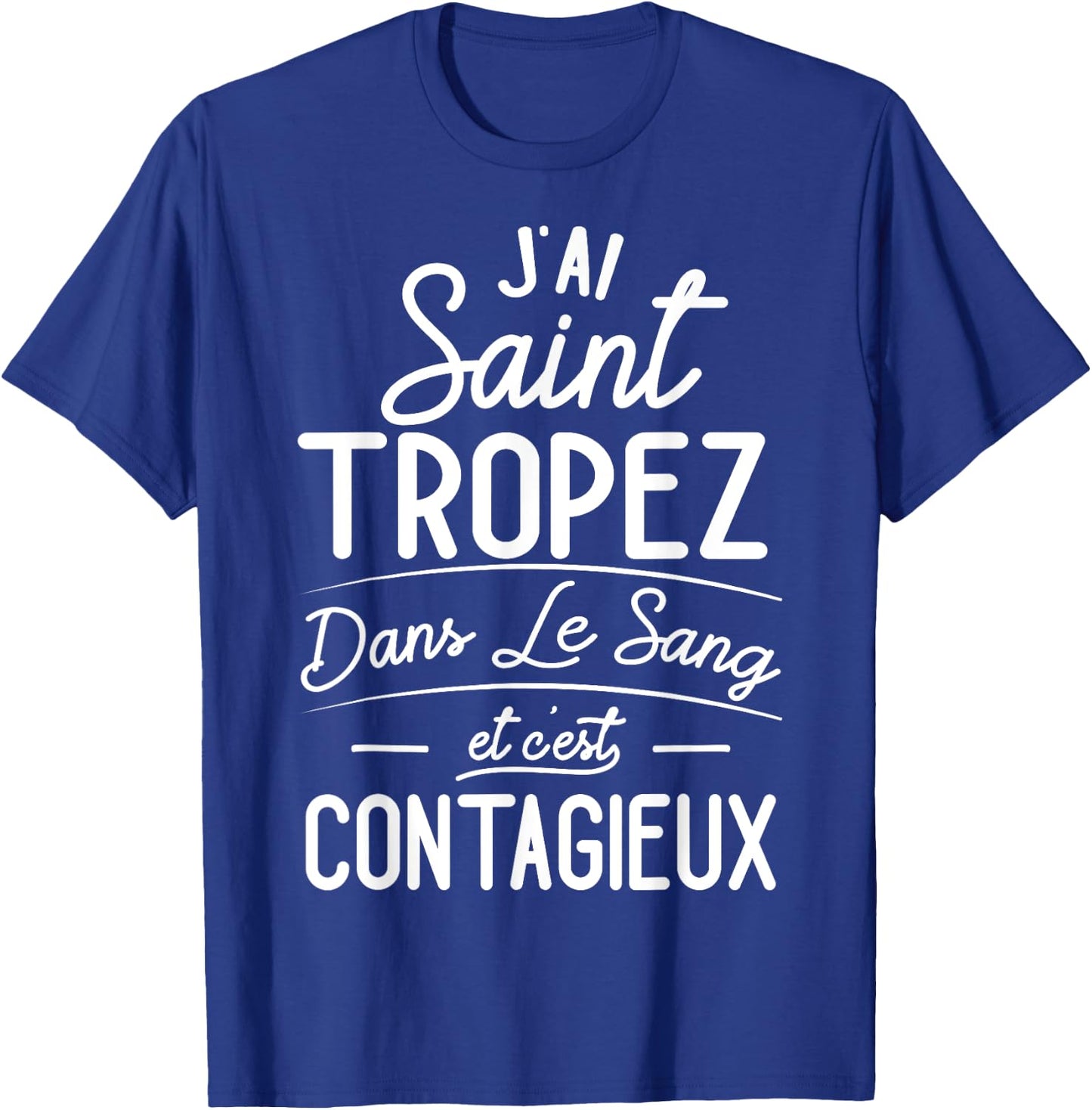Saint-Tropez In The Blood Gift Tropéziens , Black, S T-Shirt - T-Shirt | Royal