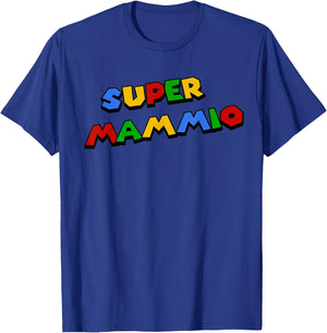Damen Super Mammio Lustig Nerdy Mama Mutter T-Shirt - T-Shirt | Royal