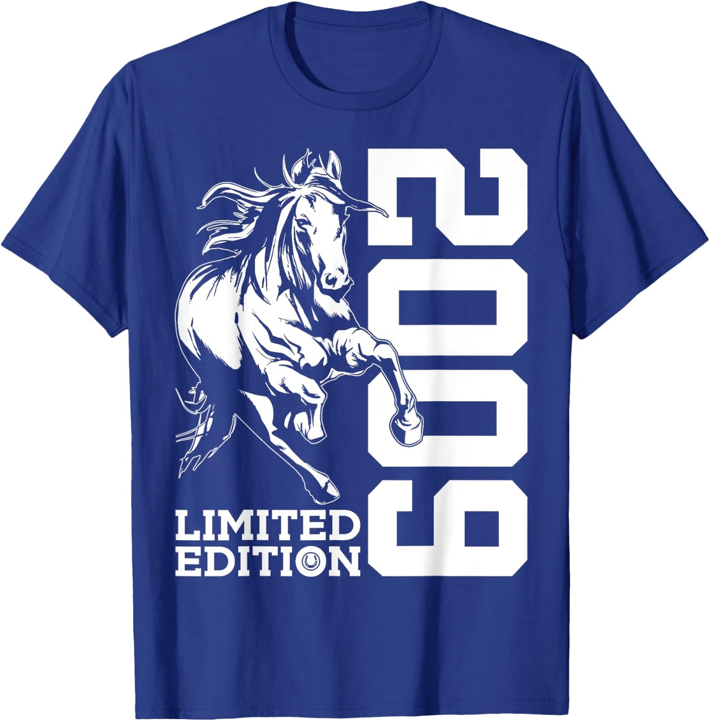 Riding 16th Birthday Horse Limited Edition 2009 Rider T-Shirt - T-Shirt | Royal
