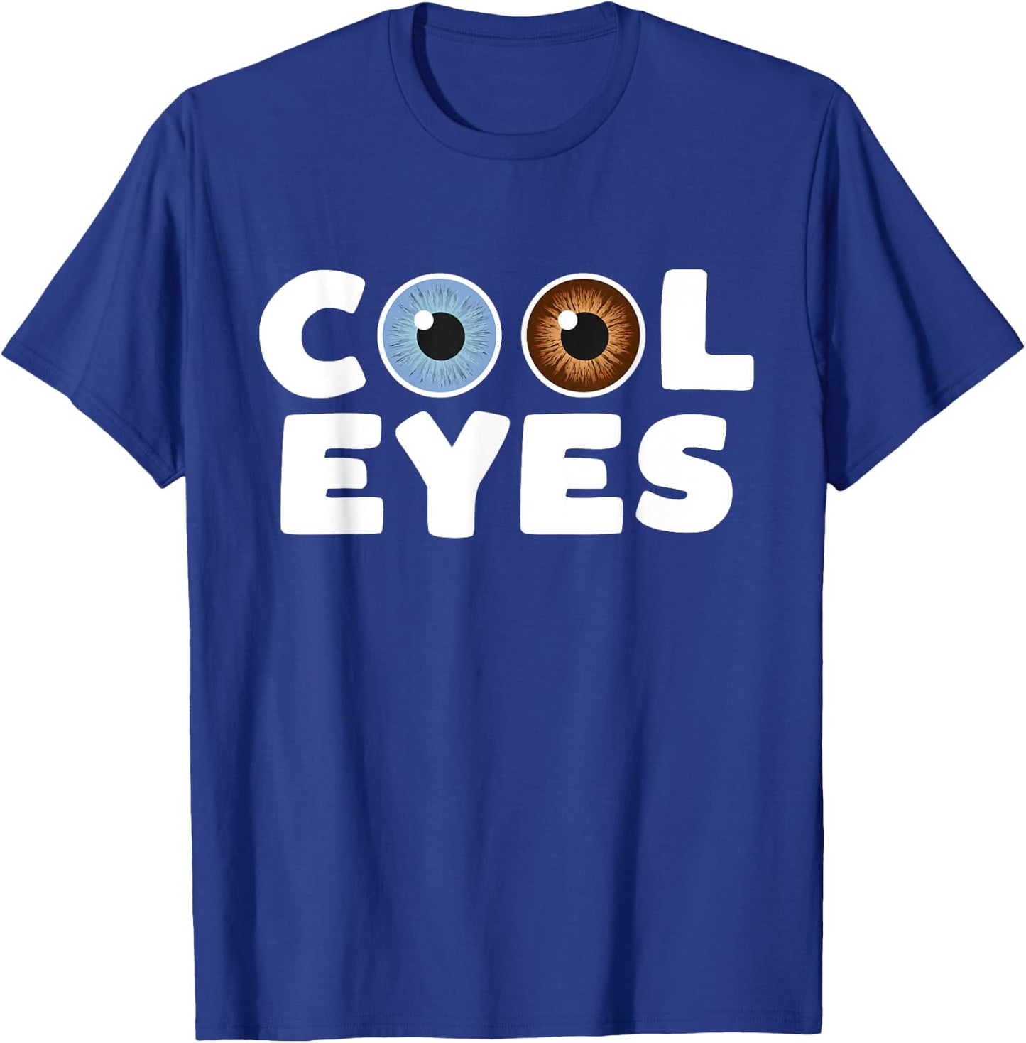 Different Gray and Brown Eyes: An Heterochromia T-Shirt - T-Shirt | Royal