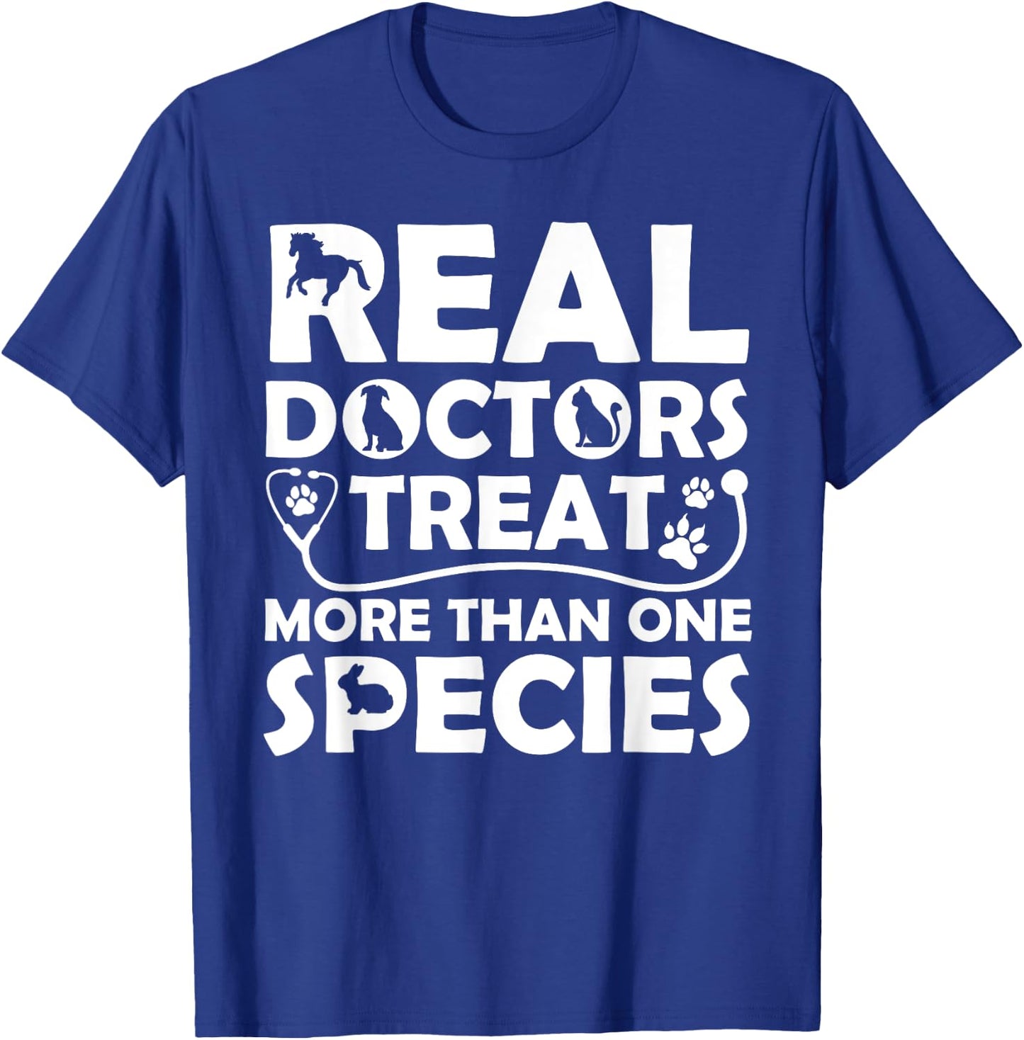 Cool Veterinarian Design Women Veterinary Pet Doctor T-Shirt - T-Shirt | Royal