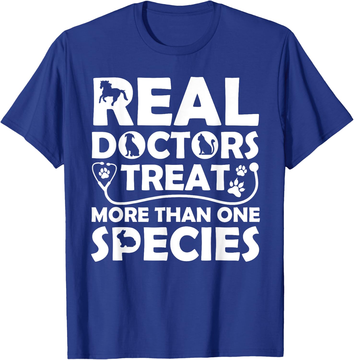 Cool Veterinarian Design Women Veterinary Pet Doctor T-Shirt - T-Shirt | Royal