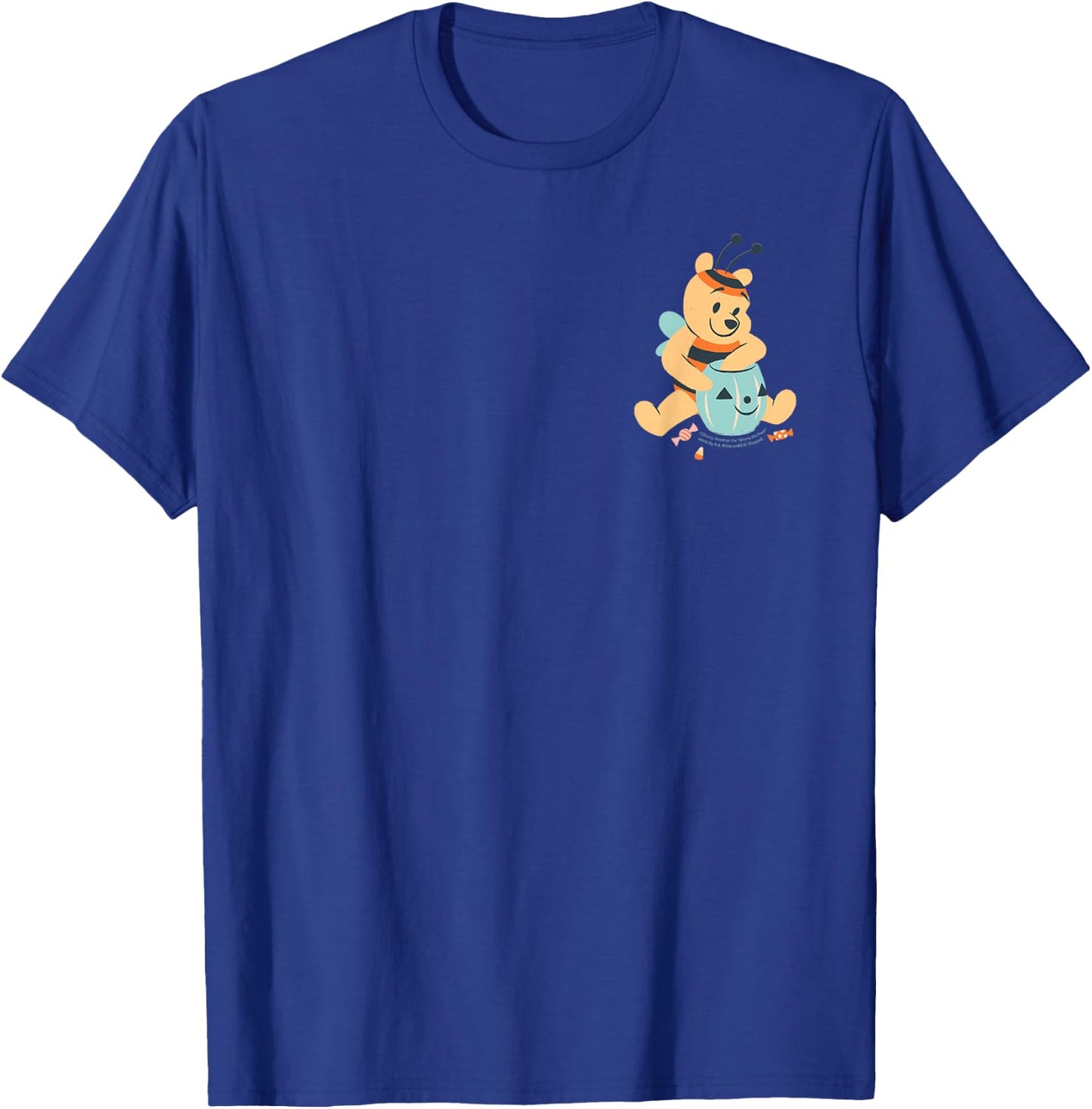Disney Winnie The Pooh Halloween Hunny Bee and Pumpkin Pot T-Shirt - T-Shirt | Royal