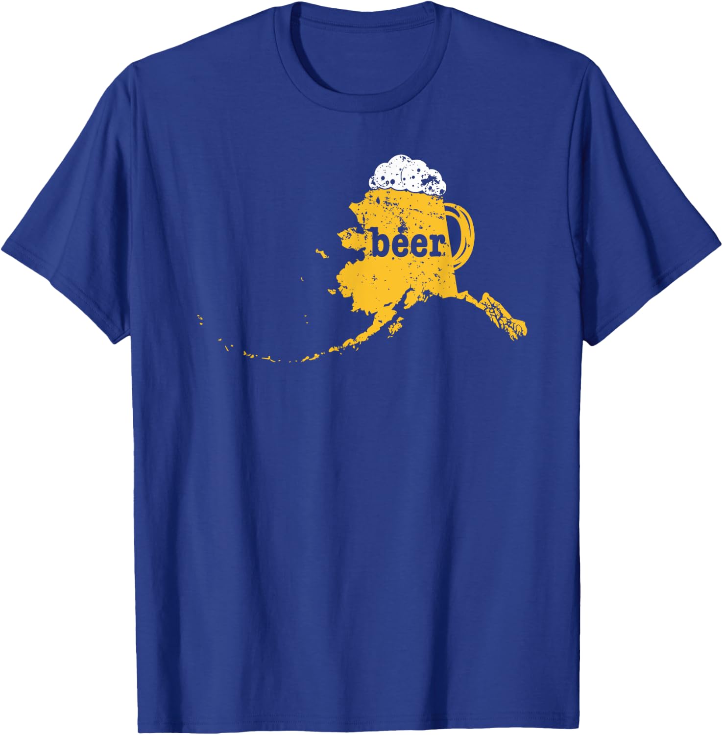 Alaska State Beer Mug T-Shirt - T-Shirt | Royal