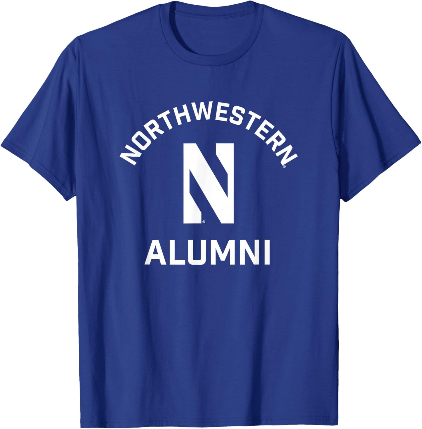 Northwestern University Wildcats Arched Alumni T-Shirt - T-Shirt | Royal