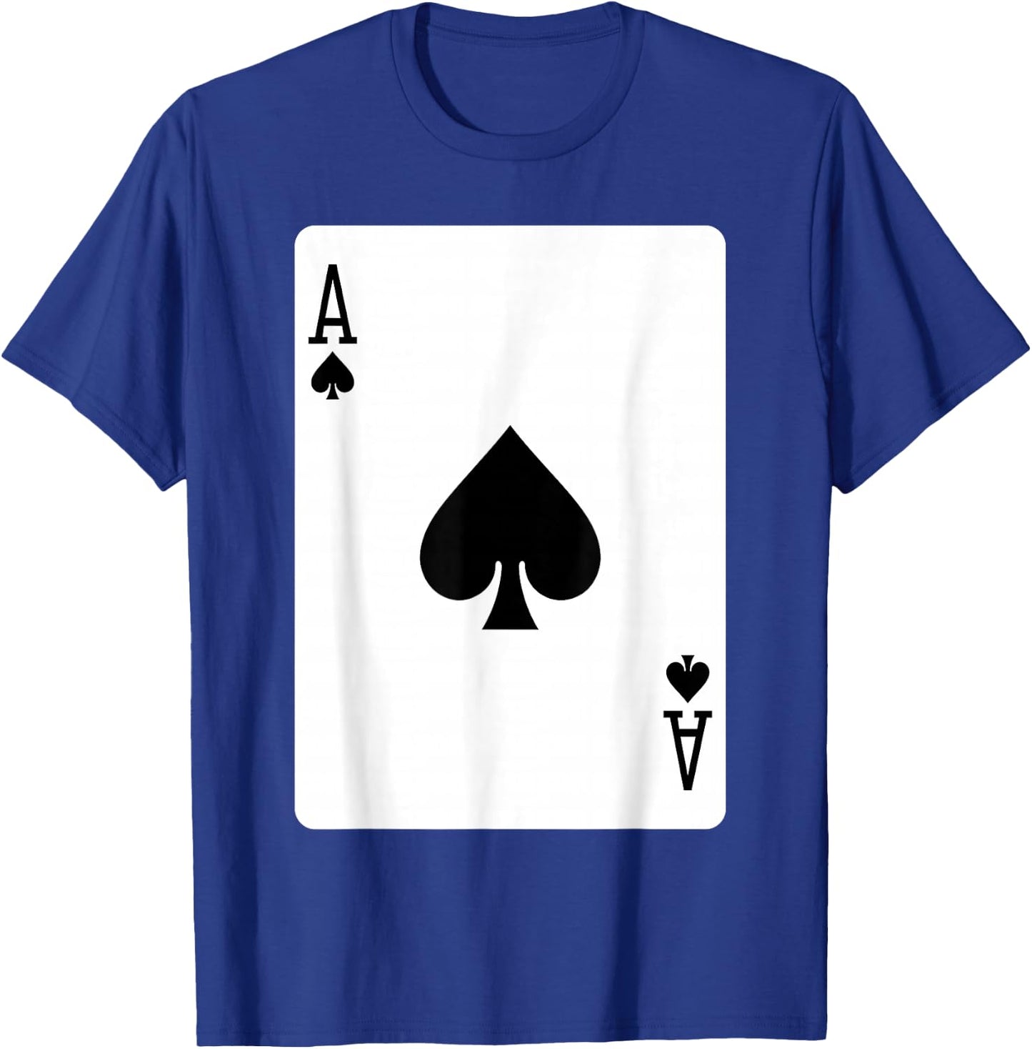 Ace of Spades Playing Card Halloween Costume T-Shirt - T-Shirt | Royal