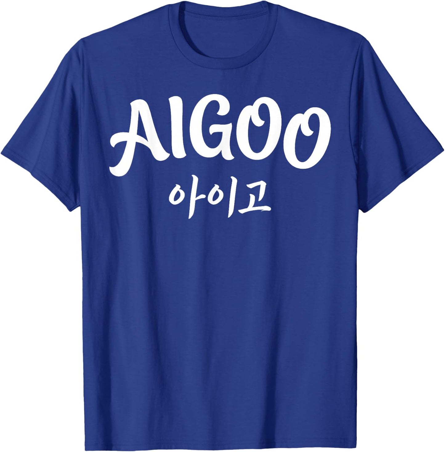 AIGOO Korean Hangul Word Funny Seoul Korea Graphic T-Shirt - T-Shirt | Royal
