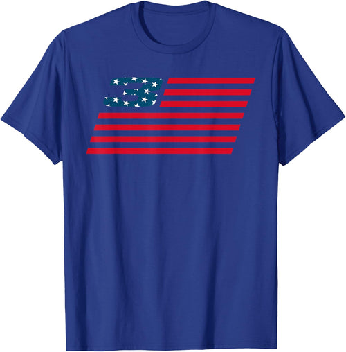 US American Flag ET3 Motocross Supercross Champion T Shirt