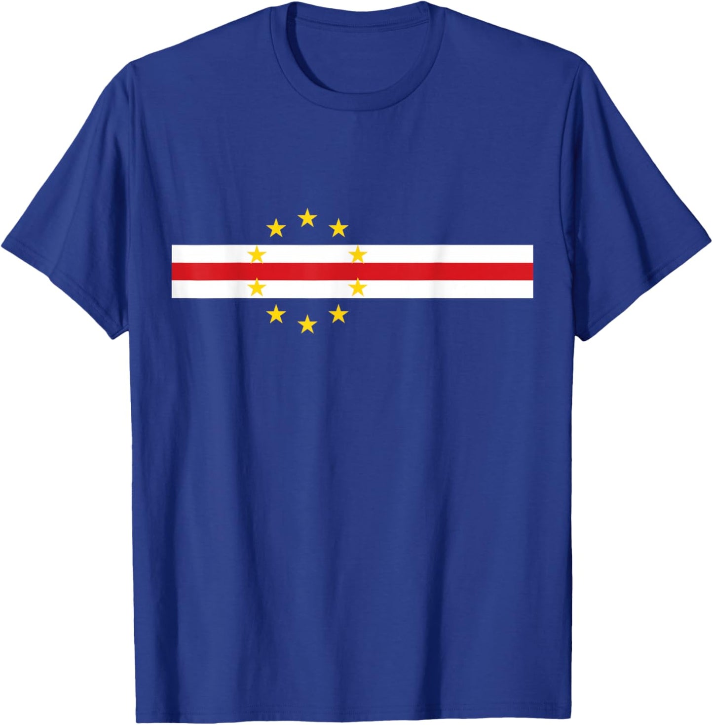Drapeau Cap-Vert Cabo Vert Praia T-Shirt - T-Shirt | Royal