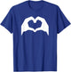 Hands heart T-Shirt - T-Shirt | Royal