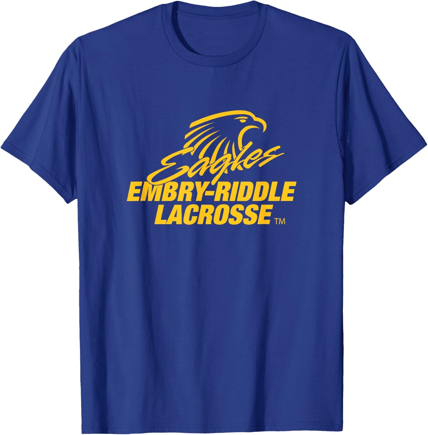 Embry-Riddle Aeronautical Eagles Lacrosse Sports Fan T-Shirt - T-Shirt | Royal