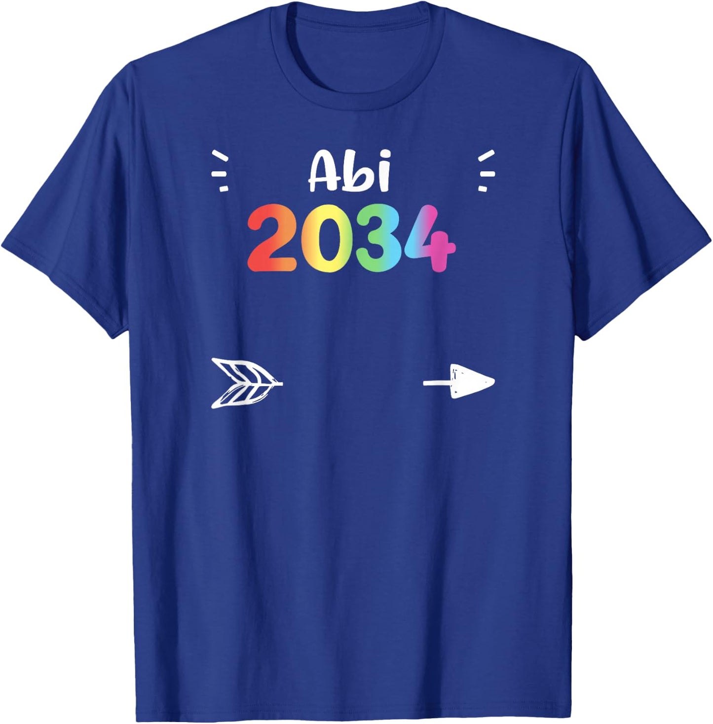 Abitur: Abi 2034 - Kindergarten Sprüche T-Shirt - T-Shirt | Royal
